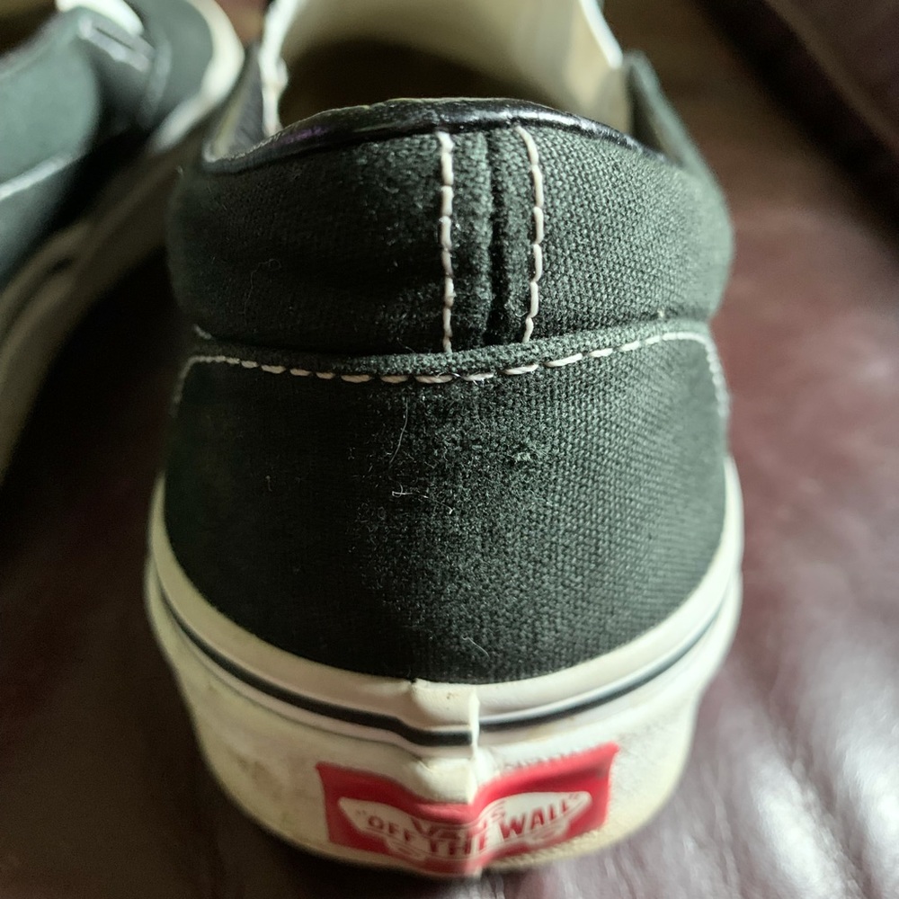 Black slip on vans